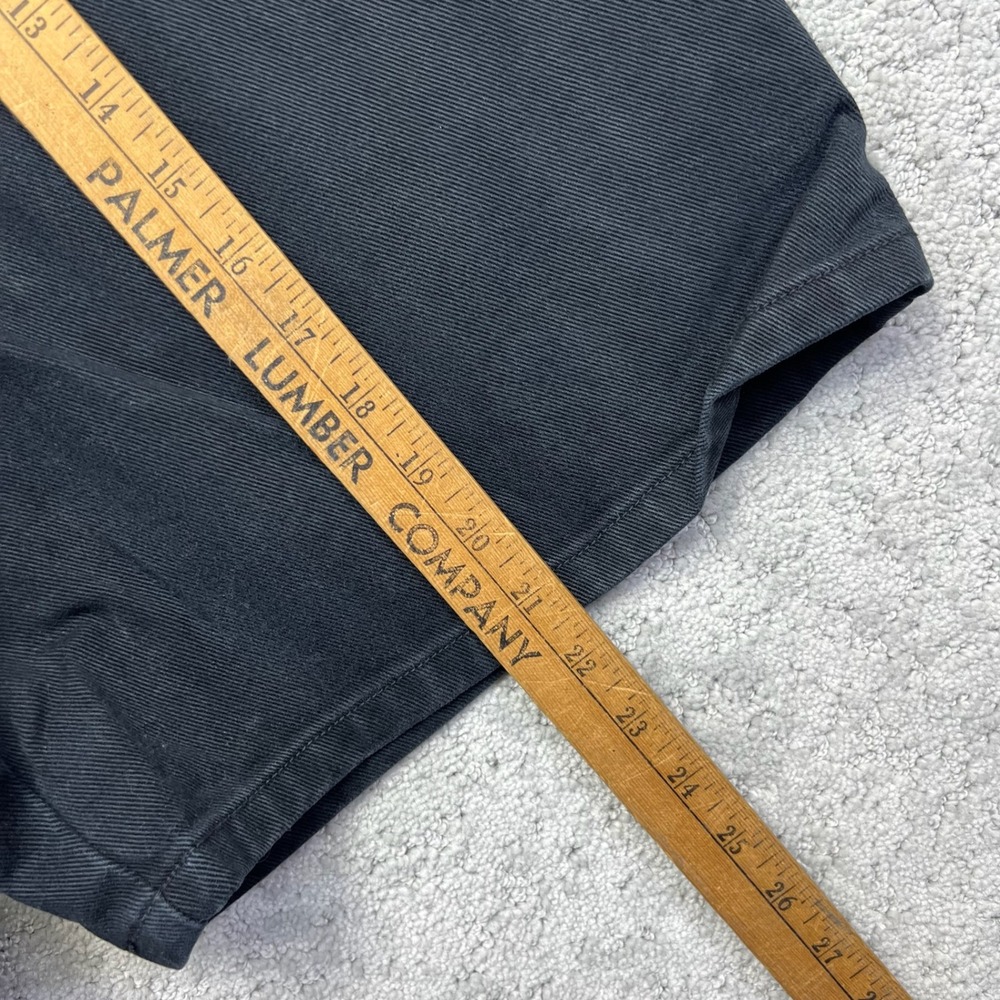 VINTAGE Eddie Bauer Shorts Womens Size 16 Black Denim High Rise Cotton Twill - Picture 8 of 11